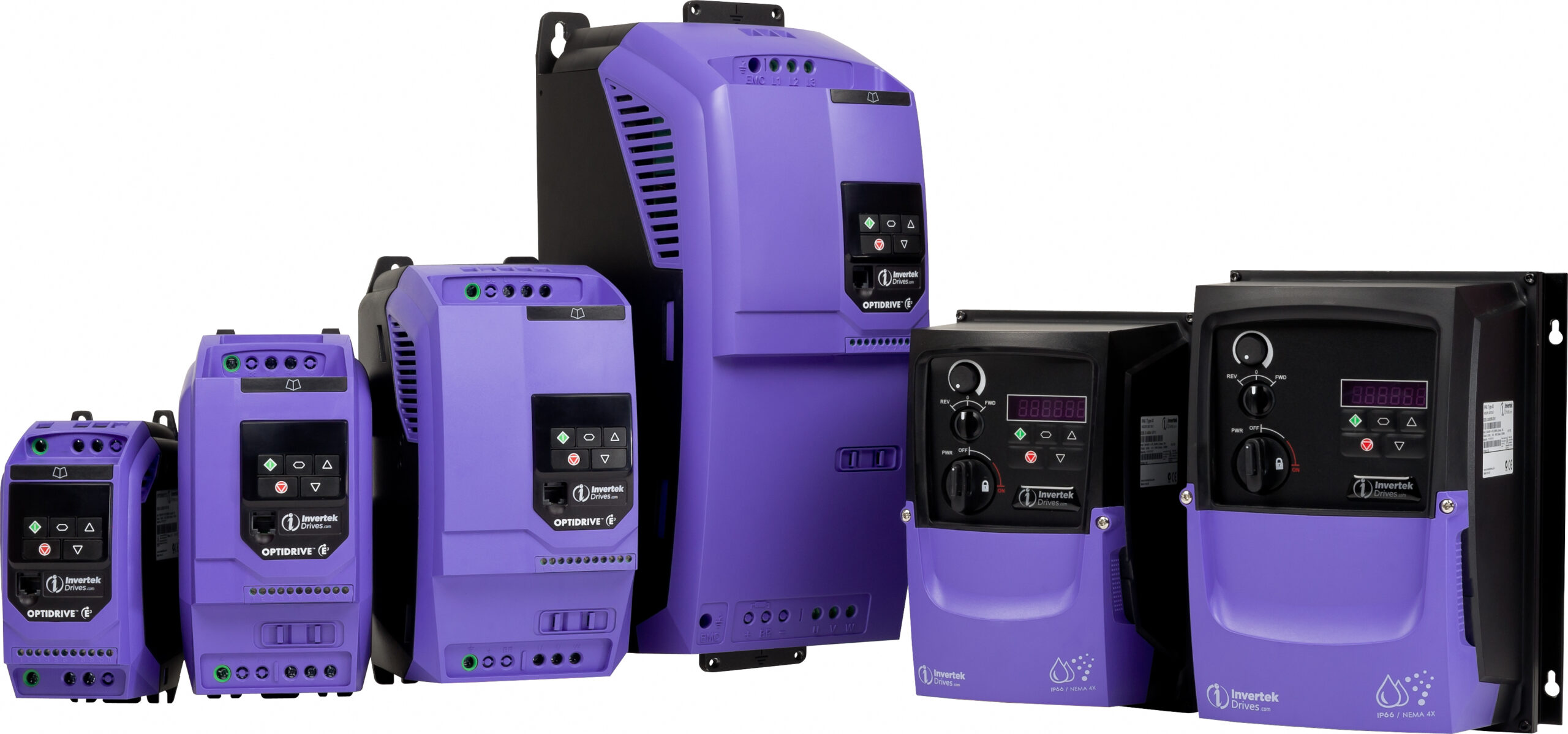 Invertek ODE-3-140041-3F1B Optidrive E3 1.5kW IP66 Switched Outdoor Rated VFD - Image 2