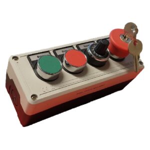4 Way Control Station With Inverter Disable Red Mushroom Button