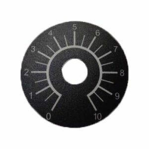 Speed Potentiometer Dial Label