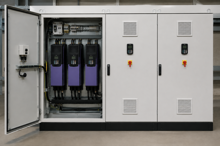 BRE Burn Hall: 3x 160kW Extraction Fan Control